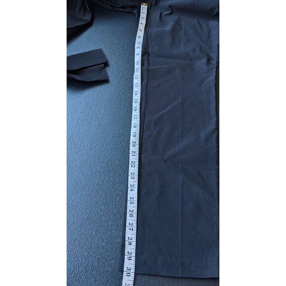 Rafaella Pant Women's Black Pull On Elastic Waist Straight Leg Ankle Size 10 - Picture 4 of 10